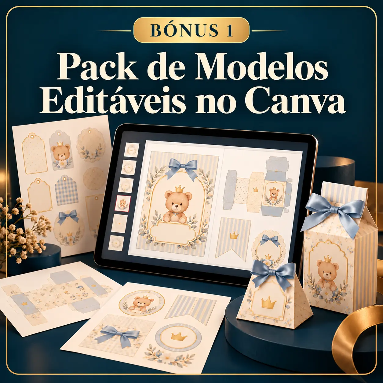 Bónus 1: Pack de Modelos Editáveis no Canva